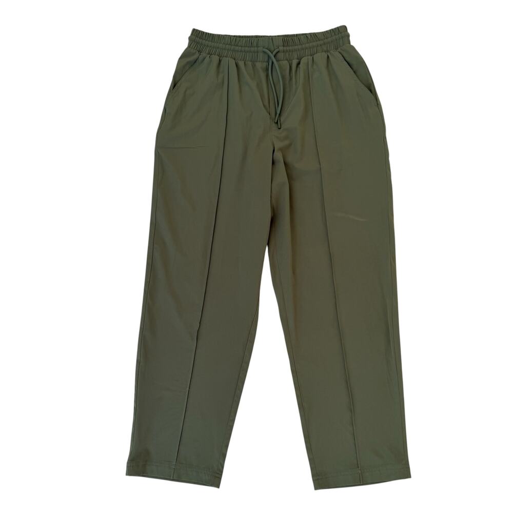 On 34th Olive Green Lightweight Elastic Waist Pants - Size Medium